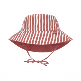 Chapeau anti-UV réversible Rayé Rouge Lassig