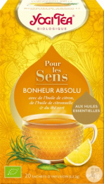 Infusion ayurvédique aux plantes For the sens Bonheur Yogi Tea