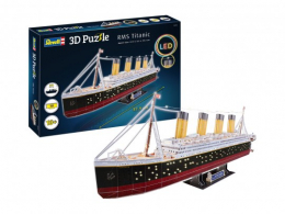 Puzzle 3D Titanic LED Revell