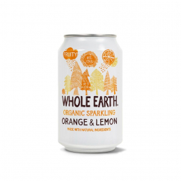 Jus orange et lemon pétillant 33cl Whole earth