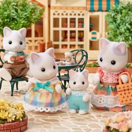 La famille Chat Latté Sylvanian