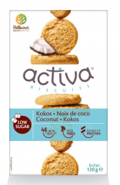 Biscuits noix de coco sans sucre Activa - 150g BIO - BELKORN