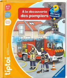 Jeu éducatif électronique - tiptoi® À la découverte des pompiers Livre interactif Ravensburger