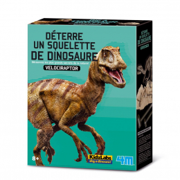Déterre ton dino Velociraptor 4M