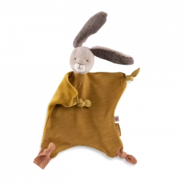 Doudou Lapin ocre Trois petits lapins Moulin roty