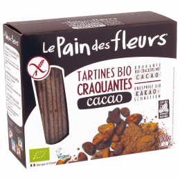 Tartines craquantes BIO Cacao Le pain des fleurs