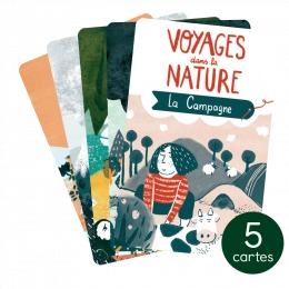 Pack Voyage dans la nature cartes pour lecteur Yoto