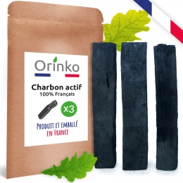 Charbon actif 100% Français X3 ORINKO