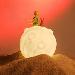 VIPO - Veilleuse - le Petit Prince© et le Renard - Veilleuse tactile - USB Rechargeable Trousselier