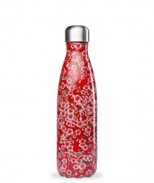 Bouteille Isotherme - 750ml - Flowers rouge - Qwetch