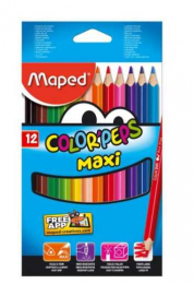 12 crayons maxi - Color'peps - Maped