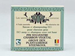 Savon & shampooing au Pin Sylvestre et au Charbon Végétal Les Savons de la Couronne