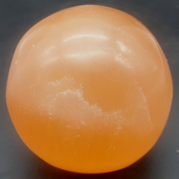 Sphère Sélénite Orange 8cm
