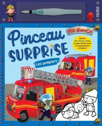 Coloriage magique Pinceau surprise Les pompiers P'tit garçon Fleurus