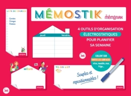 Mémostik by Mémoniak - 4 outils d'organisation aimantés - Editions 365