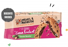 Cookie Coeur Fondant lait noisette 180g Michel et Augustin