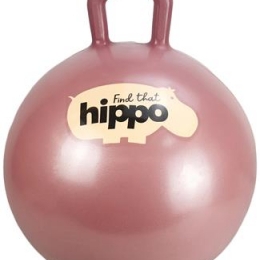 Ballon sauteur Rose gold 45cm Hippo