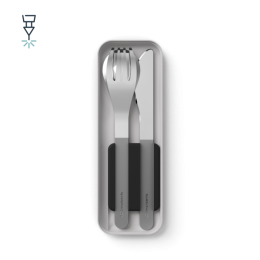 Couverts nomades MB slim box Onyx Monbento