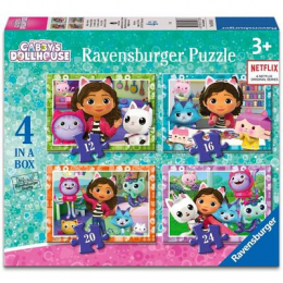 Puzzles 4 en 1 Gabby Ravensburger