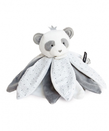 Doudou pétales Panda gris Attrape-rêves 26 cm Doudou et compagnie