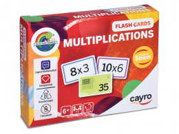 Flash card multiplication Cayro