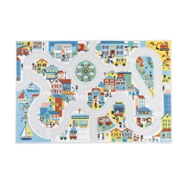 Tapis avec circuit Ville - Cross Roads Janod