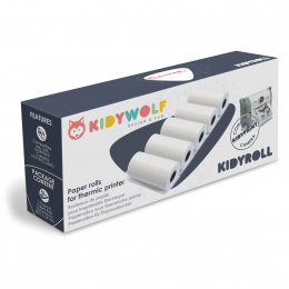 Rouleaux de papier thermique classique Kidyroll  Kidywolf