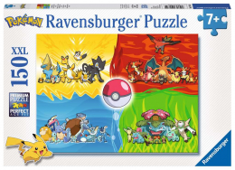 Puzzle 150 p XXL Les différents types de Pokémon Ravensburger