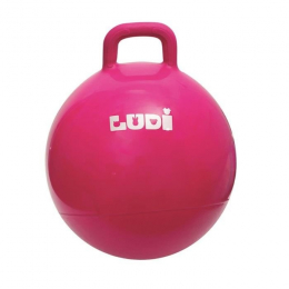 Ballon sauteur 45 cm rose Ludi