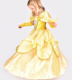 Déguisement Princesse robe bella - Yellow Den Goda Fen