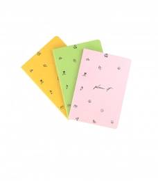 Pack de 3 carnets Cheerful M Tractiman