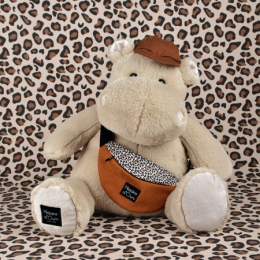 Peluche Hippopotame HELLO BROOK 38 cm Histoire d'ours