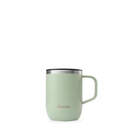 Qwetch Mug isotherme matt vert tilleul 350ml