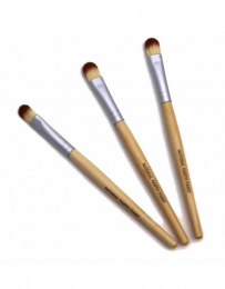 Pinceaux maquillage en bambou - 3 pièces -  Earth paint