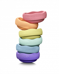 Stapelstein Rainbow Pastel 6 pièces