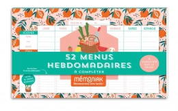 52 menus hebdomadaires à compléter et à aimanter sur le frigo - Edition 2025 Mémoniak