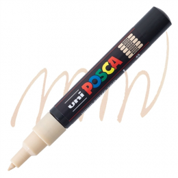 Marqueur PC1MC pointe extra-fine 0,7-1 mm Beige POSCA