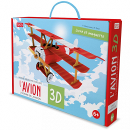 Livre et maquette L'avion 3D Sassi
