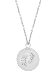 Collier Bola de grossesse Eva Pieds cristal Proud Mama