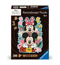 Puzzle en bois - Mickey et Minnie - 300 pièces  Ravensburger