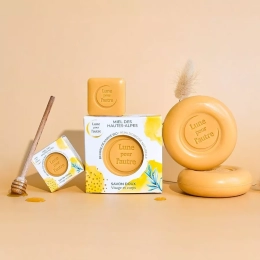 Savon Miel des Hautes-Alpes 100 gr Lune pour L'autre