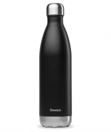 Bouteille Isotherme - 750ml - Noir - Qwetch