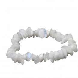 Bracelet Baroque Pierre de Lune Blanche