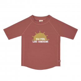 T-shirt Anti-UV Manches Courtes Rayon de Soleil Bois de Rose Lassig
