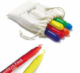Crayons de soie 6 couleurs Avenir