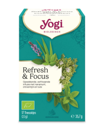 Yogi thé Menthe concentration bio 17 sachets