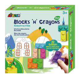 Crayons de cire Blocks Construction Avenir