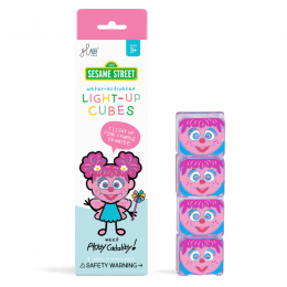 Glo Pal cube Abby Cadabby rose sesame street pour le bain Jouet Sensoriel