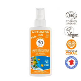 Crème solaire BIO en spray 30SPF Kids Alphanova