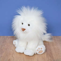 Peluche Lion des neige - Blanc - 28 cm Histoire d'ours